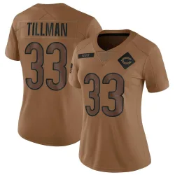 Limited Charles Tillman Women's Chicago Bears Brown 2023 Salute To Service Jersey - Nike