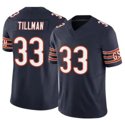 Limited Charles Tillman Youth Chicago Bears Navy Vapor F.U.S.E. Jersey - Nike