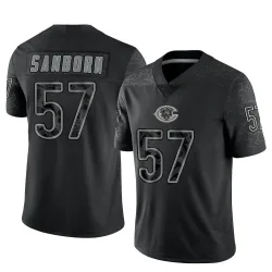 2022-23 CHICAGO BEARS SANBORN #57 NIKE GAME JERSEY (AWAY) M - W/TAGS