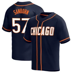 2022-23 CHICAGO BEARS SANBORN #57 NIKE GAME JERSEY (AWAY) M - W/TAGS